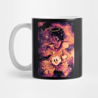 lil peep abstract neon Mug